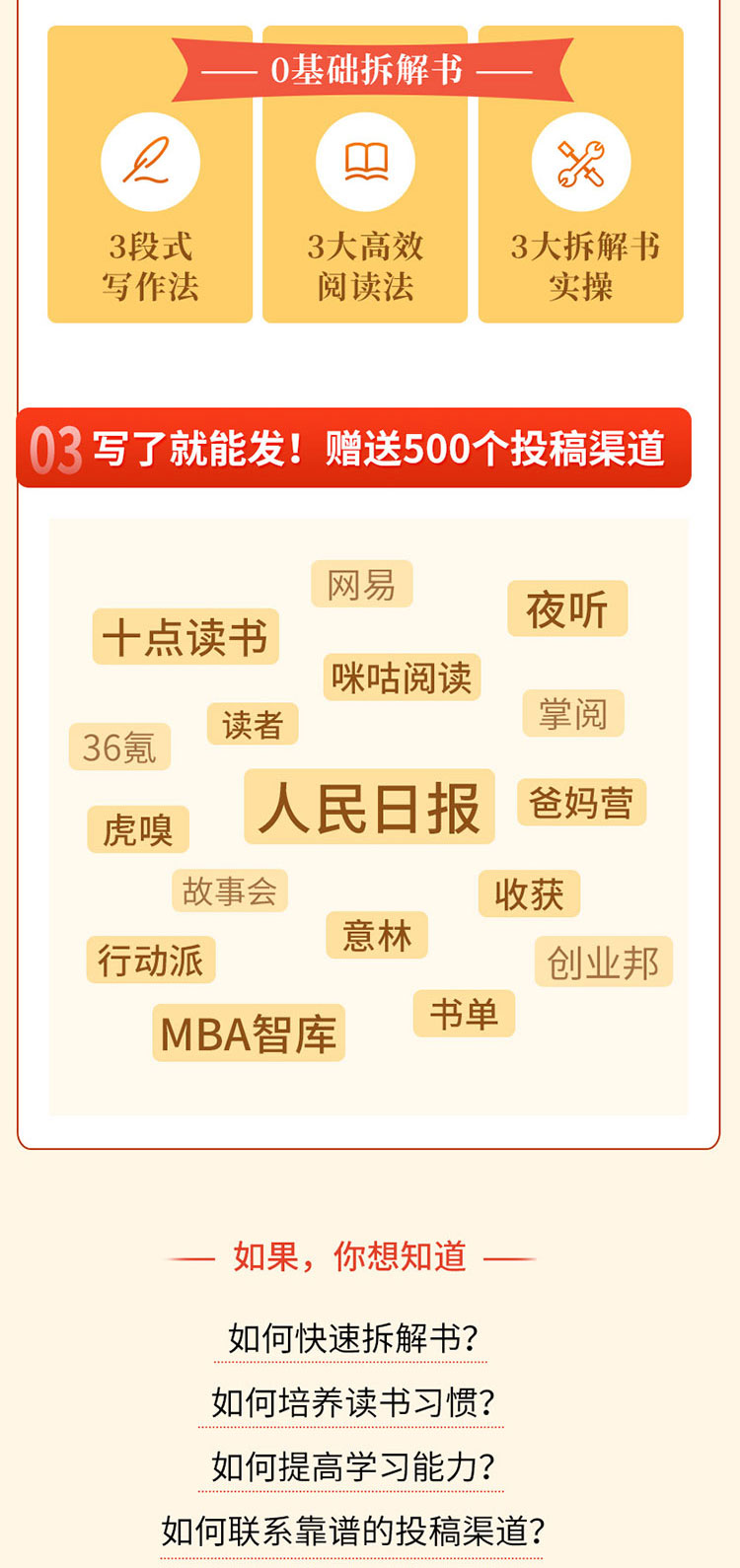 14堂零基础拆解书课，教你高效阅读和超实用的拆解书技巧