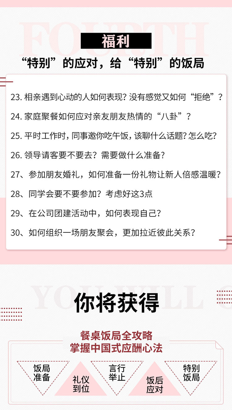 饭局上的社交课，聪明女人的应酬宝典